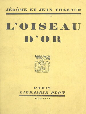 cover image of L'oiseau d'or